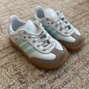 Adidas Sambas Light Blue - Size 5
